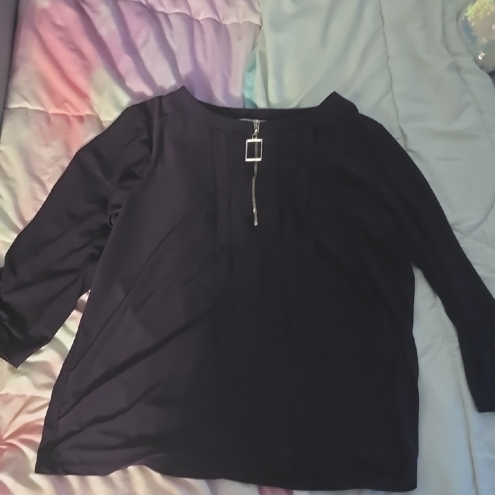 Elegant Purple Women's Top